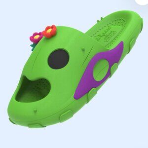 Floafers Slides of Spike from Brawl Stars, Green Character Shoes 9 W / 7 M